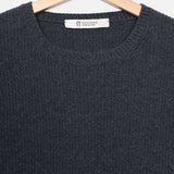 Grigio Antracite | Maglia Donna Cotone Rigenerato Olga