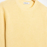 Giallo Crema | Maglia Donna Cotone Rigenerato Olga