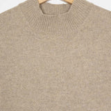 Beige Sabbia | Abito Cashmere Rigenerato Michela