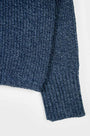  Maglioncino cotone jeans rigenerato paricollo