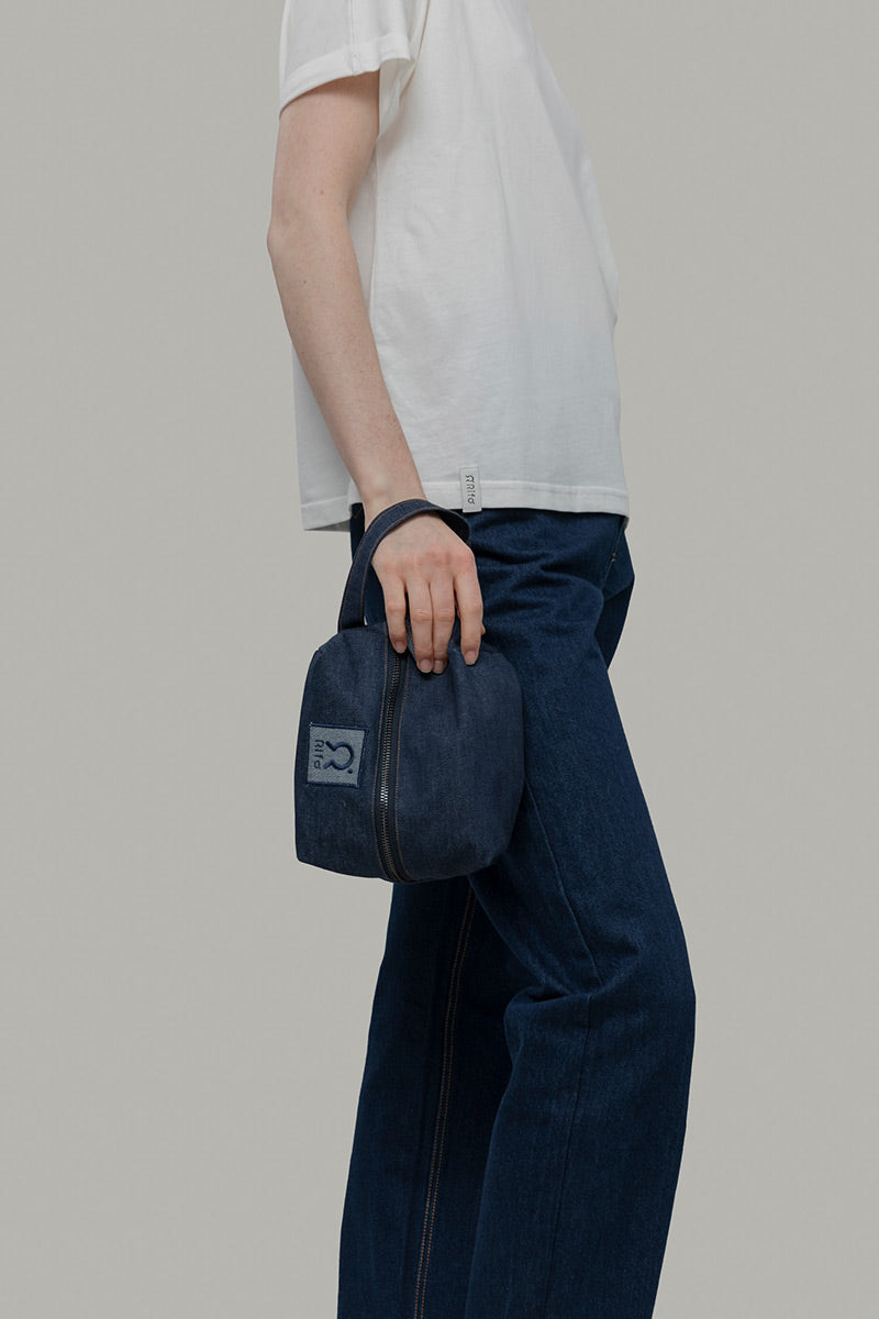 Pochette Jeans Jacky borsello beauty denim rigenerato - Rifò