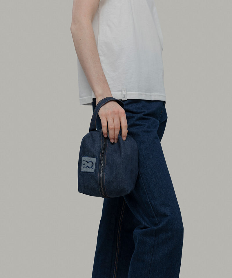 Pochette Jeans Jacky borsello beauty denim rigenerato - Rifò