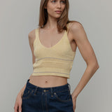 Top Cotone Zero Waste Virna Giallo - Rifò