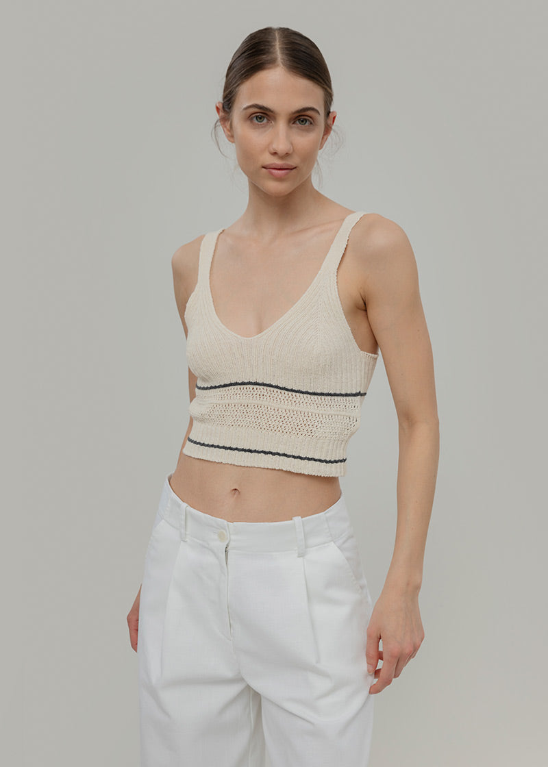 Top Cotone Zero Waste Virna Bianco - Rifò