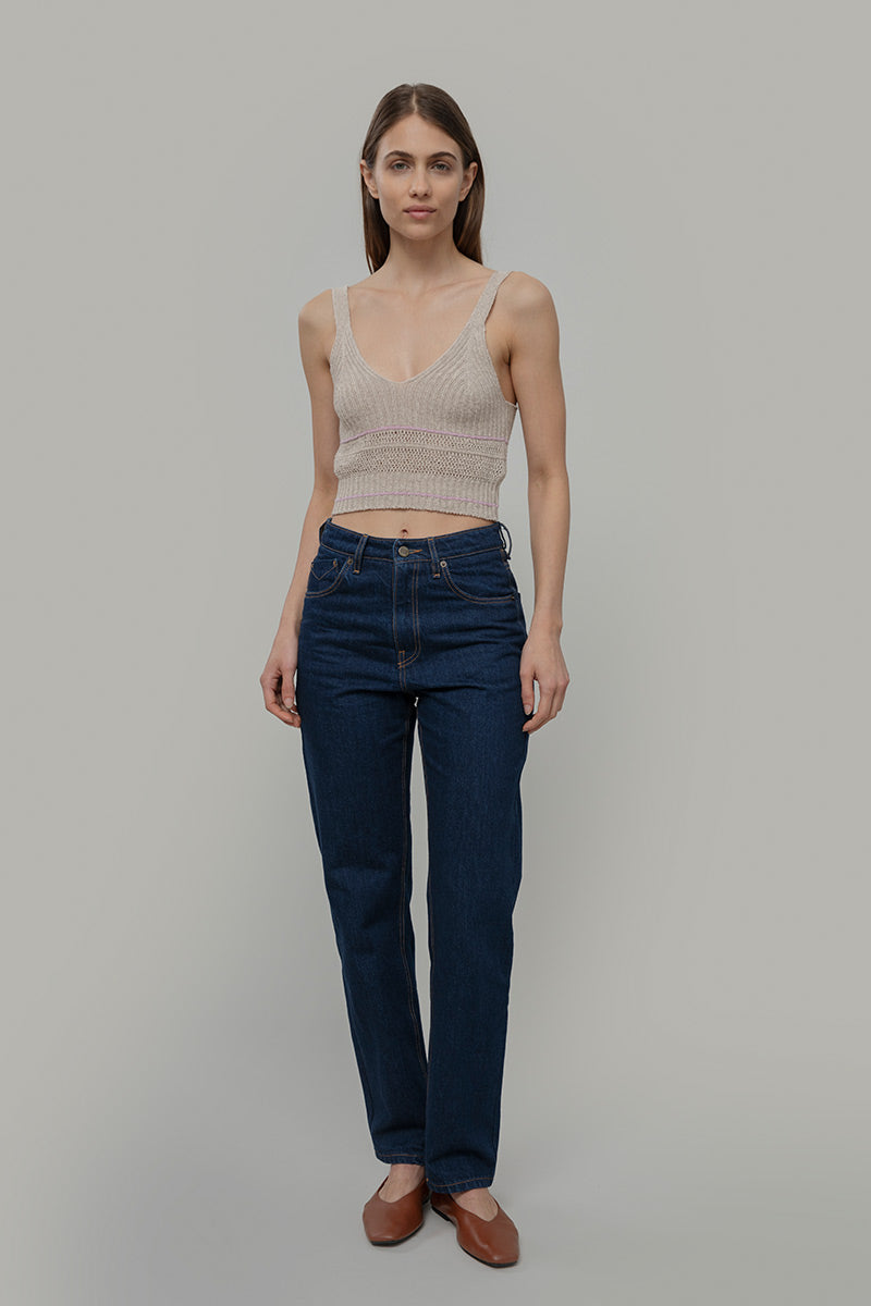 Top Cotone Zero Waste Virna Beige - Rifò