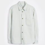 Overshirt Giacca Denim Rigenerato Unisex Remi Bianco Ecrù - Rifò Lab Moda circolare made in Italy