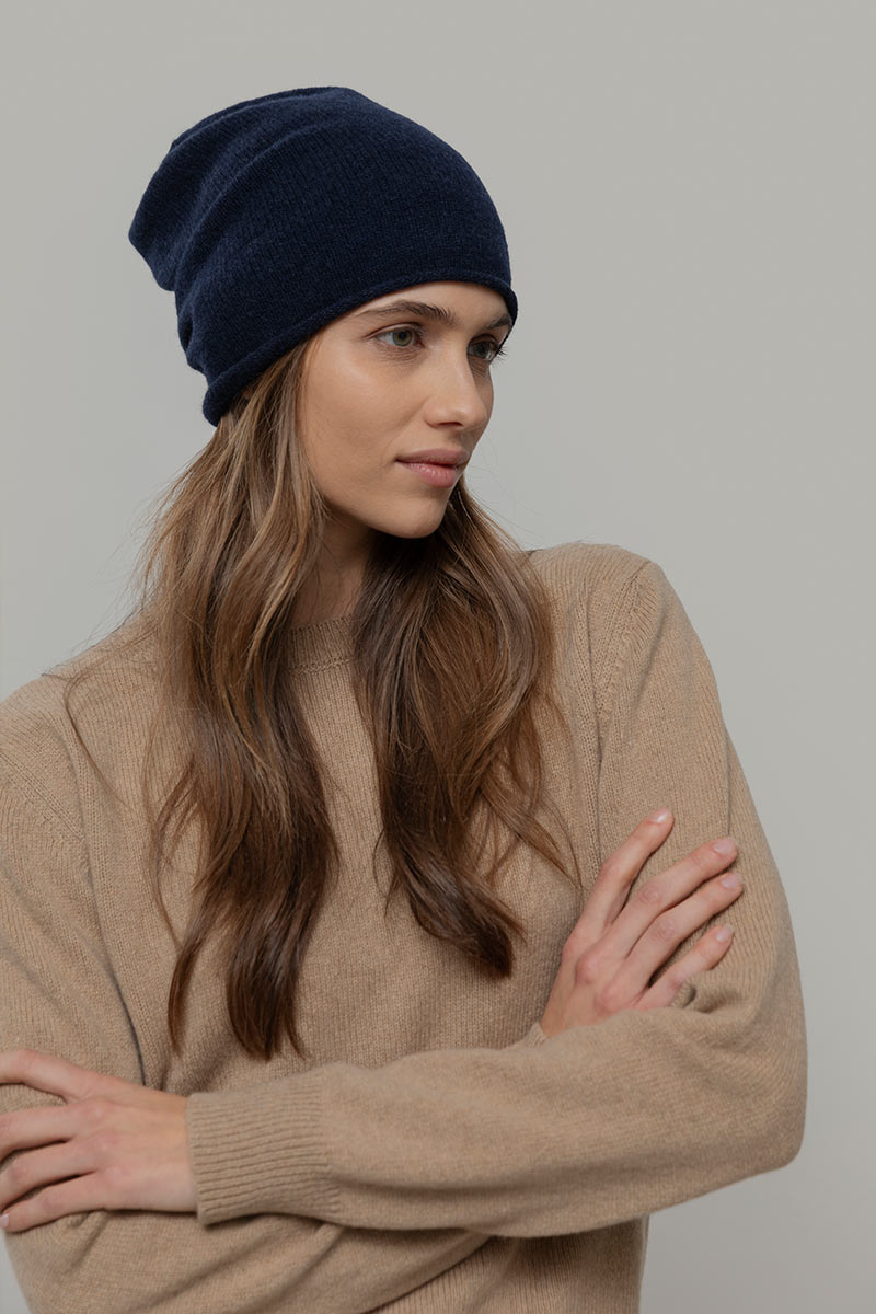 Beanie Cappello Lana Rigenerata Unisex Frank - Rifò Lab Moda circolare made in Italy