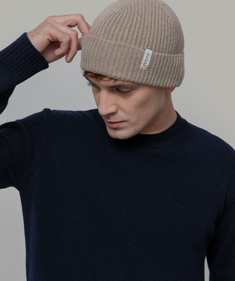 Cappello Cashmere rigenerato Marcello - Rifò Lab Moda circolare made in Italy