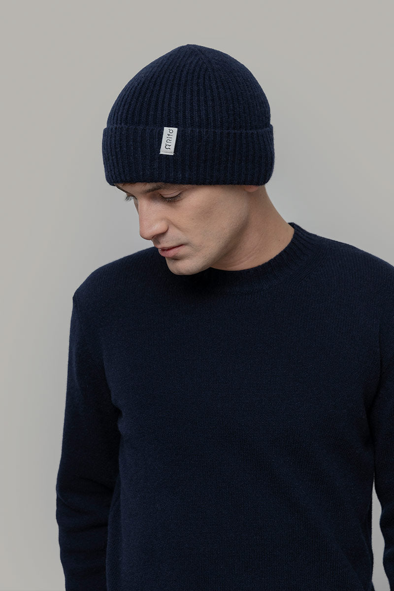 Cappello Cashmere rigenerato Marcello - Rifò Lab Moda circolare made in Italy