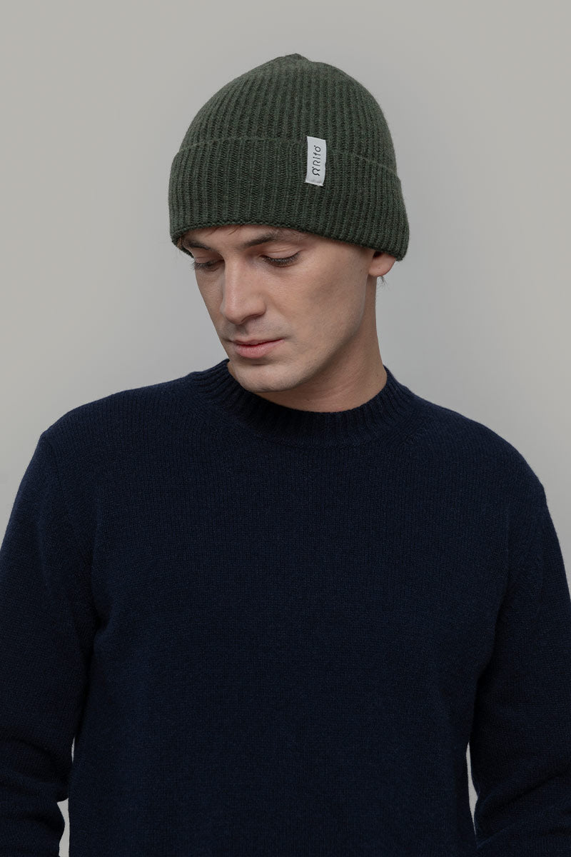 Cappello Cashmere rigenerato Marcello - Rifò Lab Moda circolare made in Italy