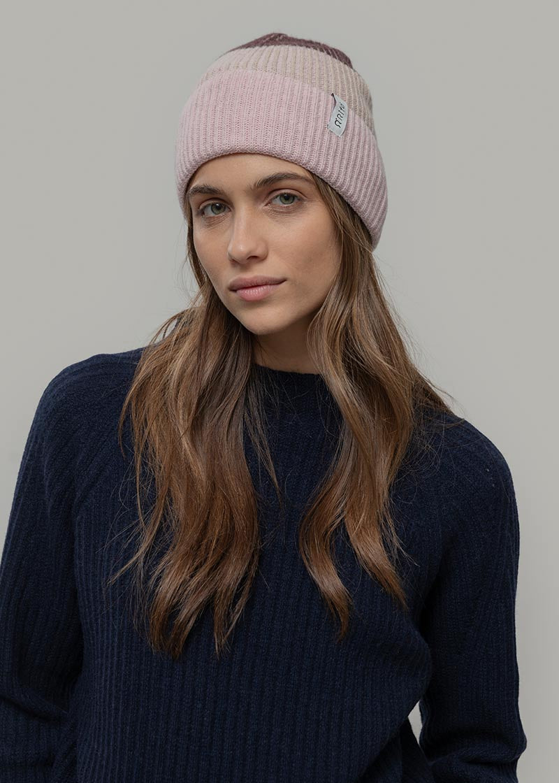 Beanie Cappello Cashmere Uomo Donna Unisex Vanda - Rifò Lab Moda circolare made in Italy