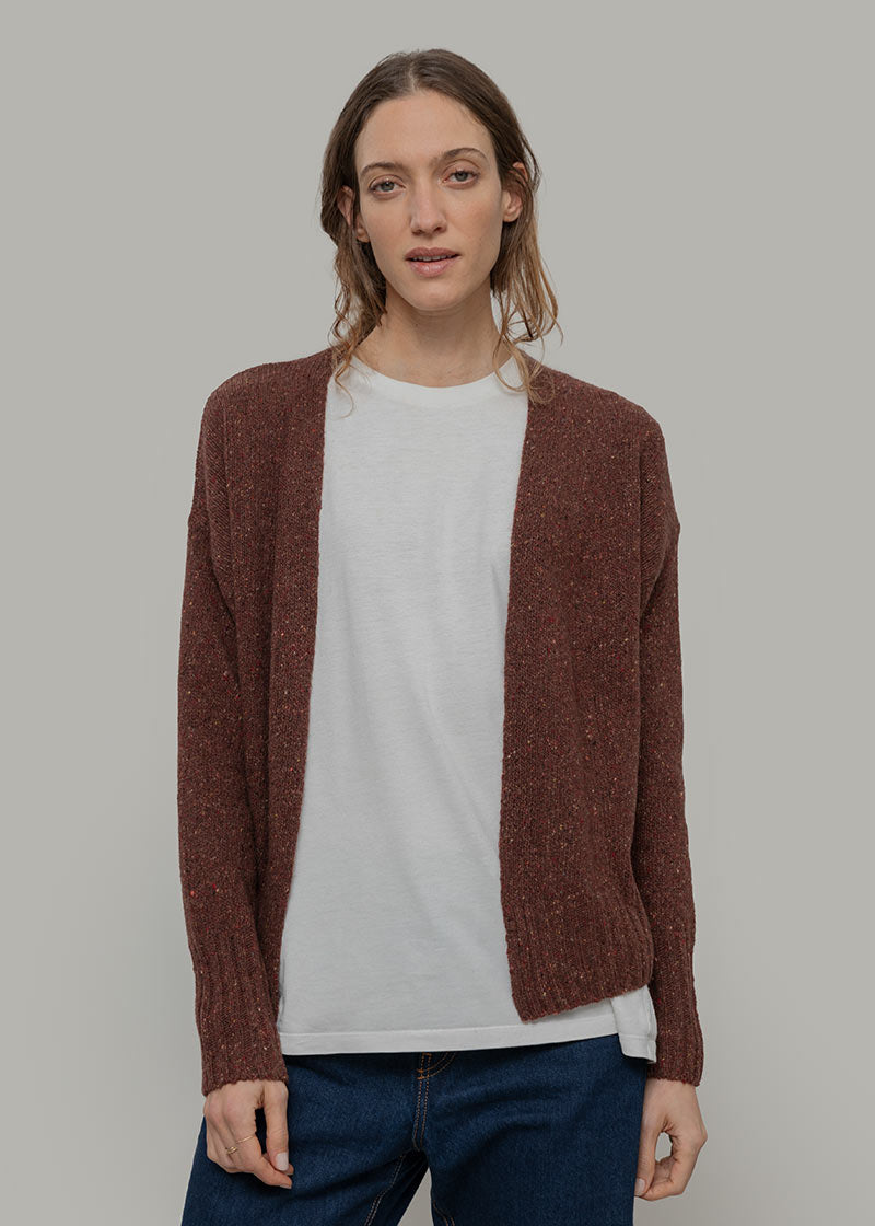 Maglia Donna Cashmere Rigenerato Eloisa Arancio - Rifò Lab Moda circolare made in Italy