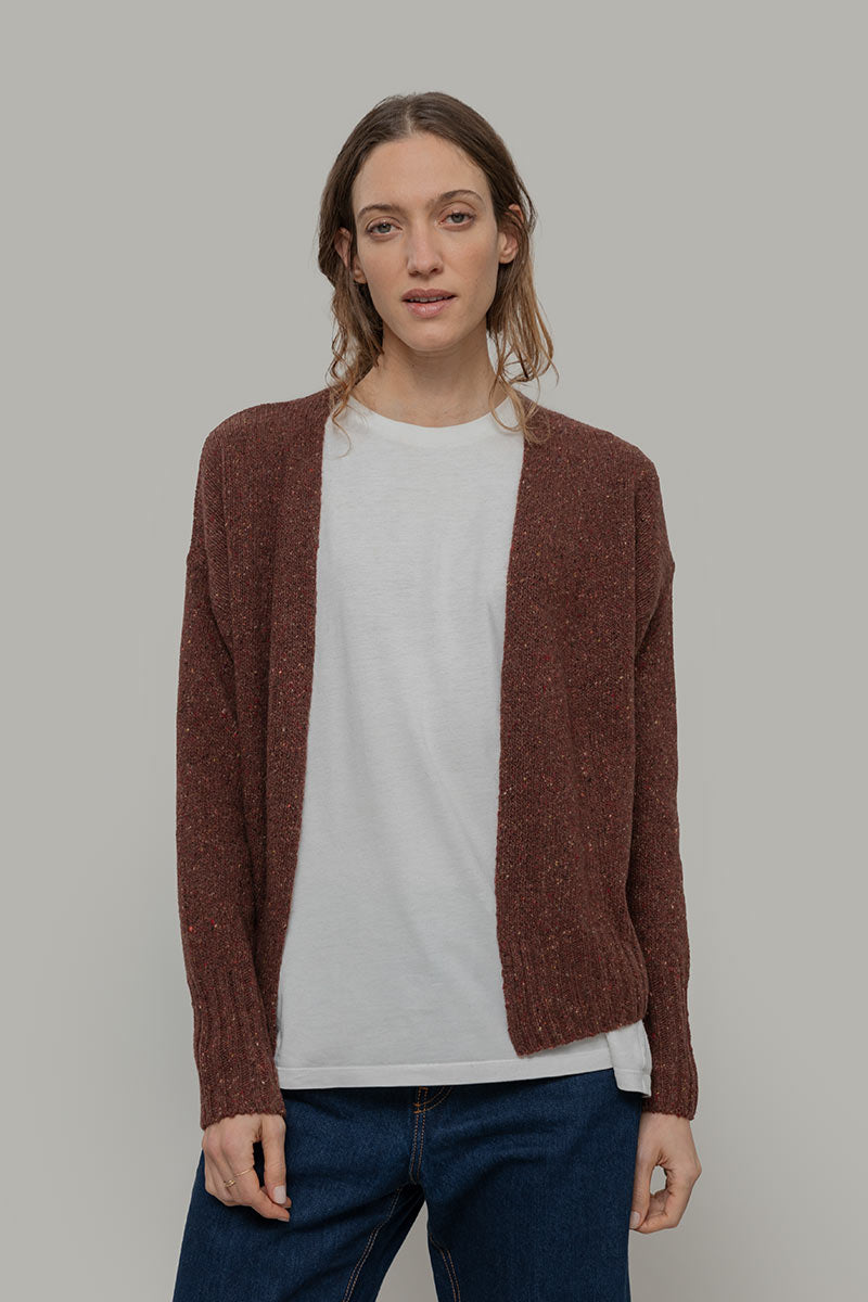Maglia Donna Cashmere Rigenerato Eloisa Arancio - Rifò Lab Moda circolare made in Italy