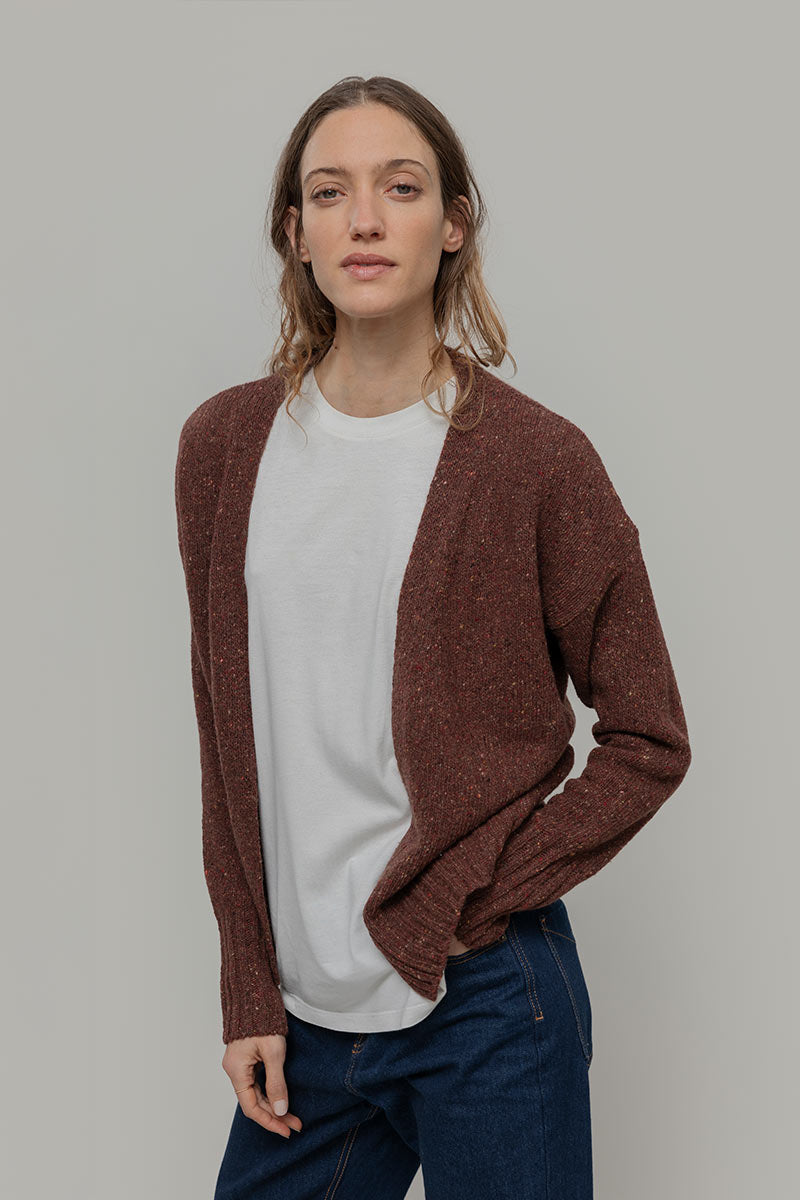 Maglia Donna Cashmere Rigenerato Eloisa Arancio - Rifò Lab Moda circolare made in Italy