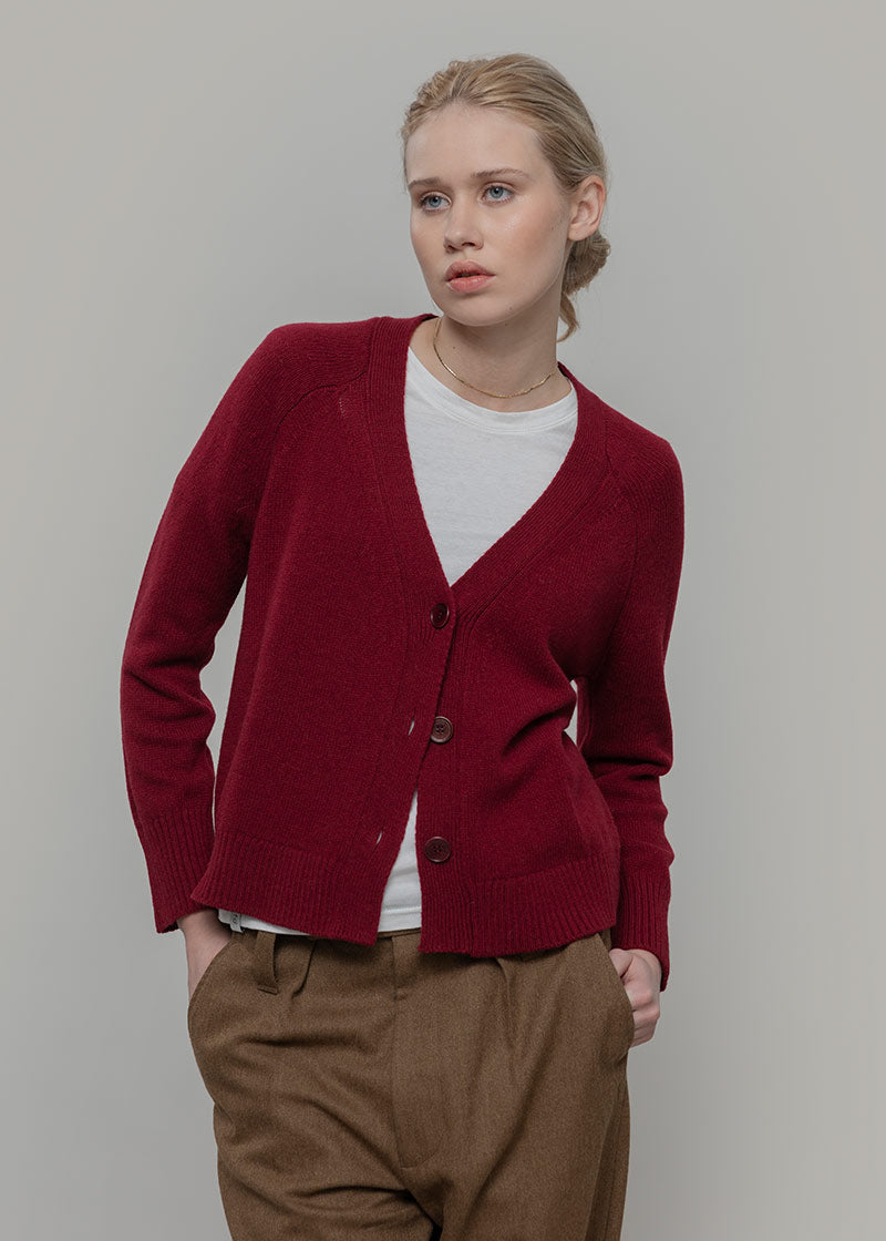 Cardigan con bottoni Donna Cashmere Rigenerato Tosca