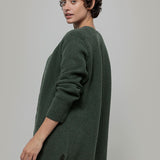 Cardigan Lungo Donna Lana Rigenerata Gioia - Rifò Lab Moda circolare made in Italy