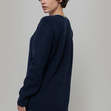 Cardigan Lungo Donna Lana Rigenerata Gioia - Rifò Lab Moda circolare made in Italy