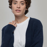 Cardigan Lungo Donna Lana Rigenerata Gioia - Rifò Lab Moda circolare made in Italy