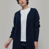 Cardigan Lungo Donna Lana Rigenerata Gioia - Rifò Lab Moda circolare made in Italy