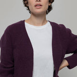 Cardigan Lungo Donna Lana Rigenerata Gioia - Rifò Lab Moda circolare made in Italy