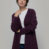 Cardigan Lungo Donna Lana Rigenerata Gioia - Rifò Lab Moda circolare made in Italy