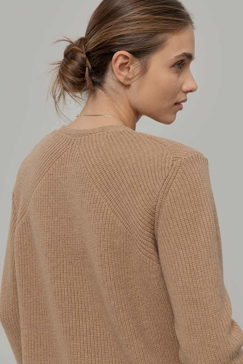Cardigan Lungo Donna Lana Rigenerata Gioia - Rifò Lab Moda circolare made in Italy