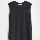 Gilet Donna Cotone Rigenerato Adelaide Grigio Nero