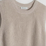 Gilet Donna Cotone Rigenerato Adelaide Beige
