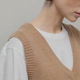 Gilet Donna Scollo V Lana Melania - Rifò Lab Moda circolare made in Italy