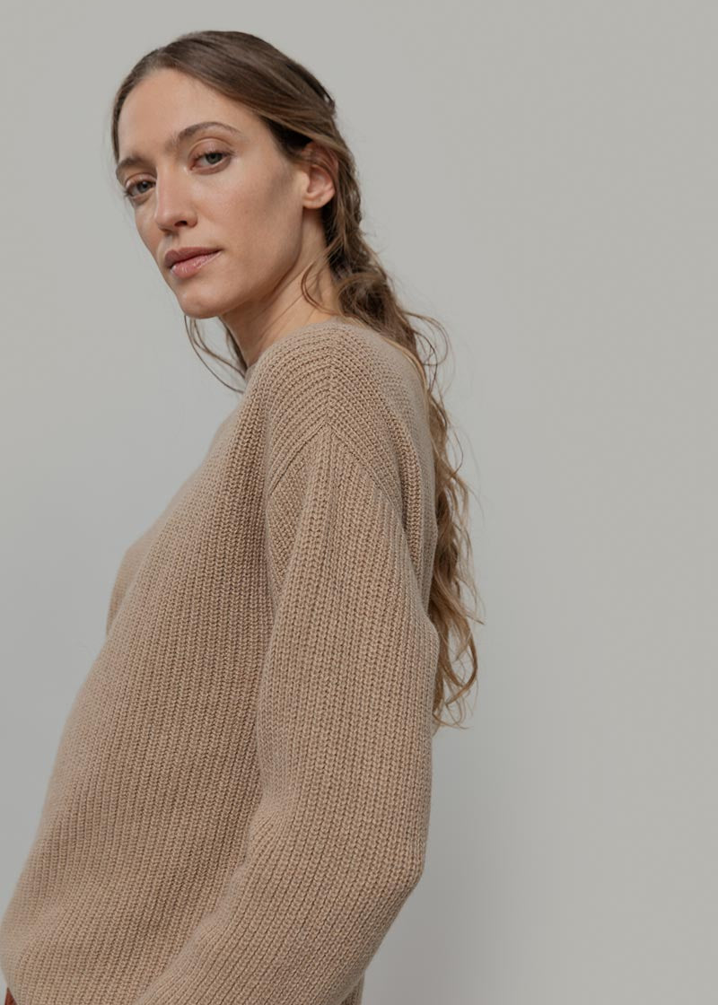 Maglia Donna Cashmere Rigenerato Melissa - Rifò Lab Moda circolare made in Italy