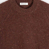 Maglia Girocollo Unisex Cashmere Rigenerato Alfredo Arancio Corten - Rifò Lab Moda circolare made in Italy