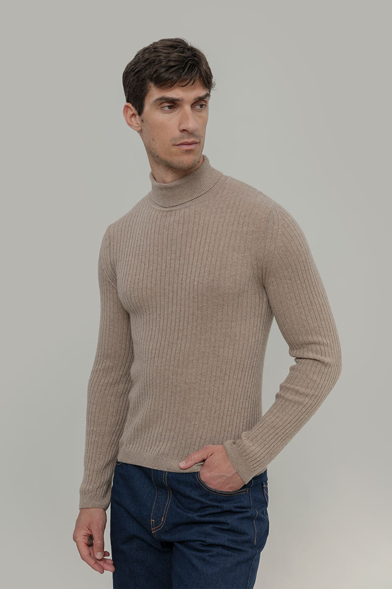 Sweater Maglioni Moda Uomo Men Turtleneck Sweater Recycled