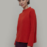 Maglia Collo Lupetto Donna Lana Paola - Rifò Lab Moda circolare made in Italy