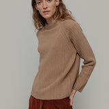 Maglia Collo Lupetto Donna Lana Paola - Rifò Lab Moda circolare made in Italy