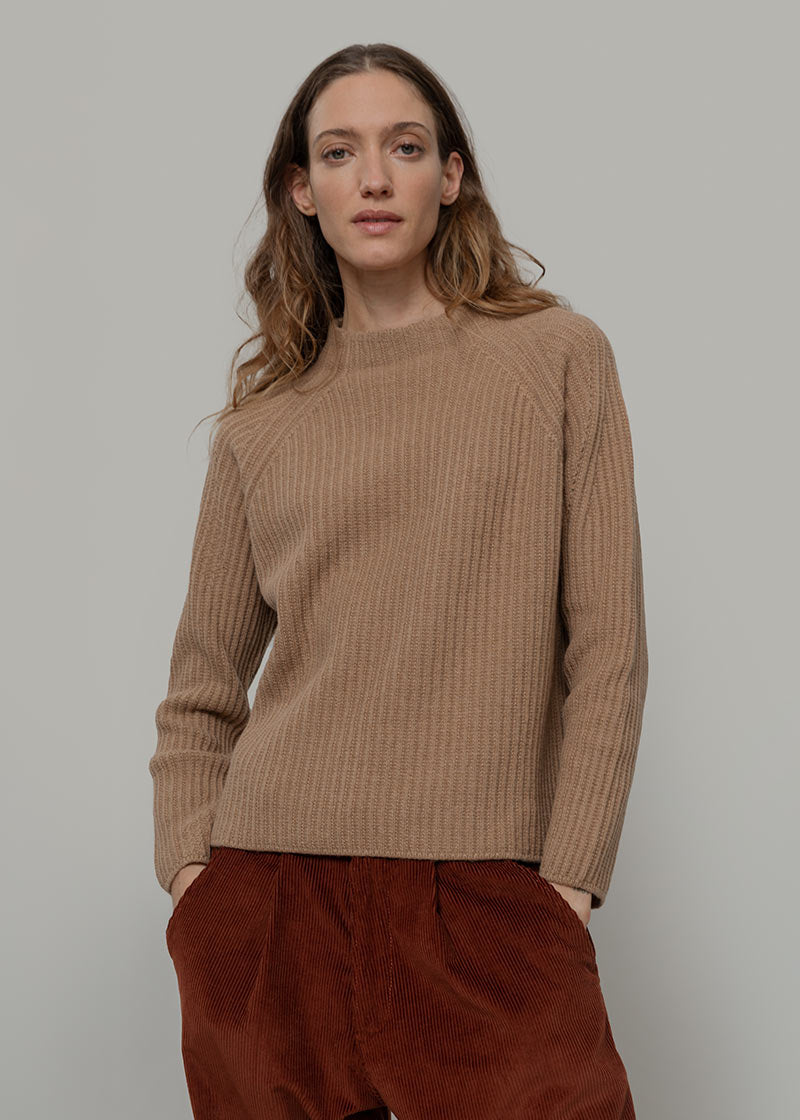 Maglia Collo Lupetto Donna Lana Paola - Rifò Lab Moda circolare made in Italy