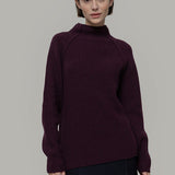 Maglione Collo Alto Unisex Lana Rigenerata Corrado - Rifò Lab Moda circolare made in Italy