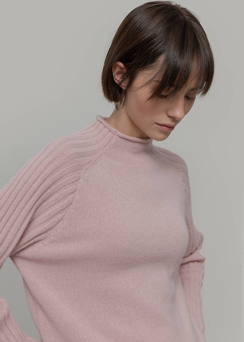 Maglia Lupetto Donna Cashmere Rigenerato Loretta - Rifò Lab Moda circolare made in Italy