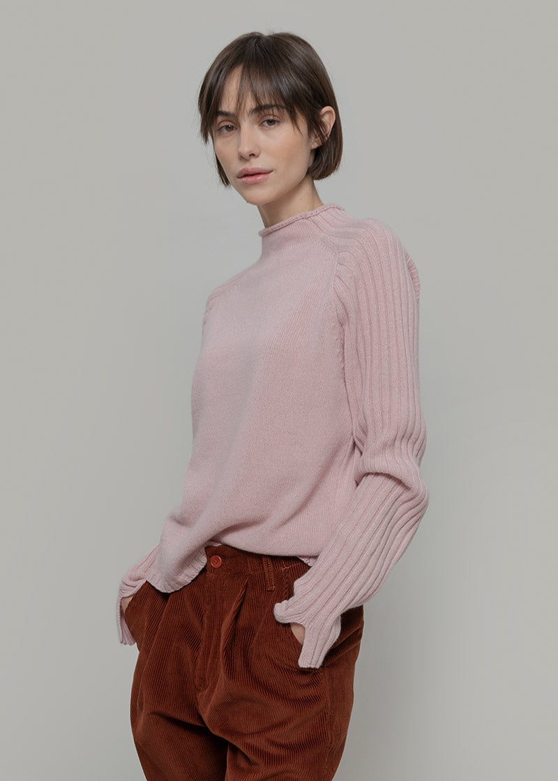 Maglia Lupetto Donna Cashmere Rigenerato Loretta - Rifò Lab Moda circolare made in Italy