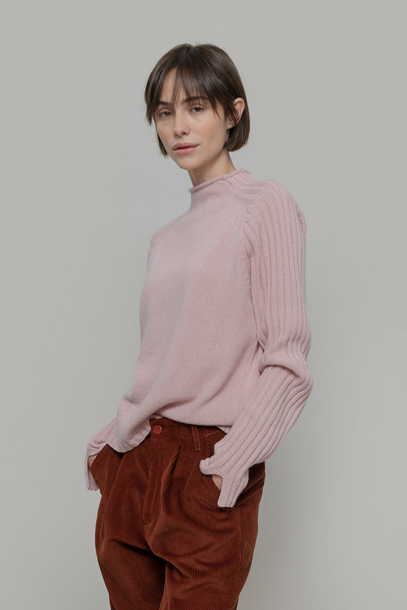 Maglia Lupetto Donna Cashmere Rigenerato Loretta - Rifò Lab Moda circolare made in Italy