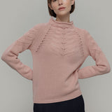 Maglia Donna Lana Corinna Maglione con Trecce Lana Rigenerata - Rifò Lab Moda circolare made in Italy