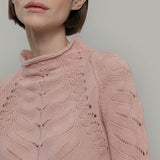 Maglia Donna Lana Corinna Maglione con Trecce Lana Rigenerata - Rifò Lab Moda circolare made in Italy