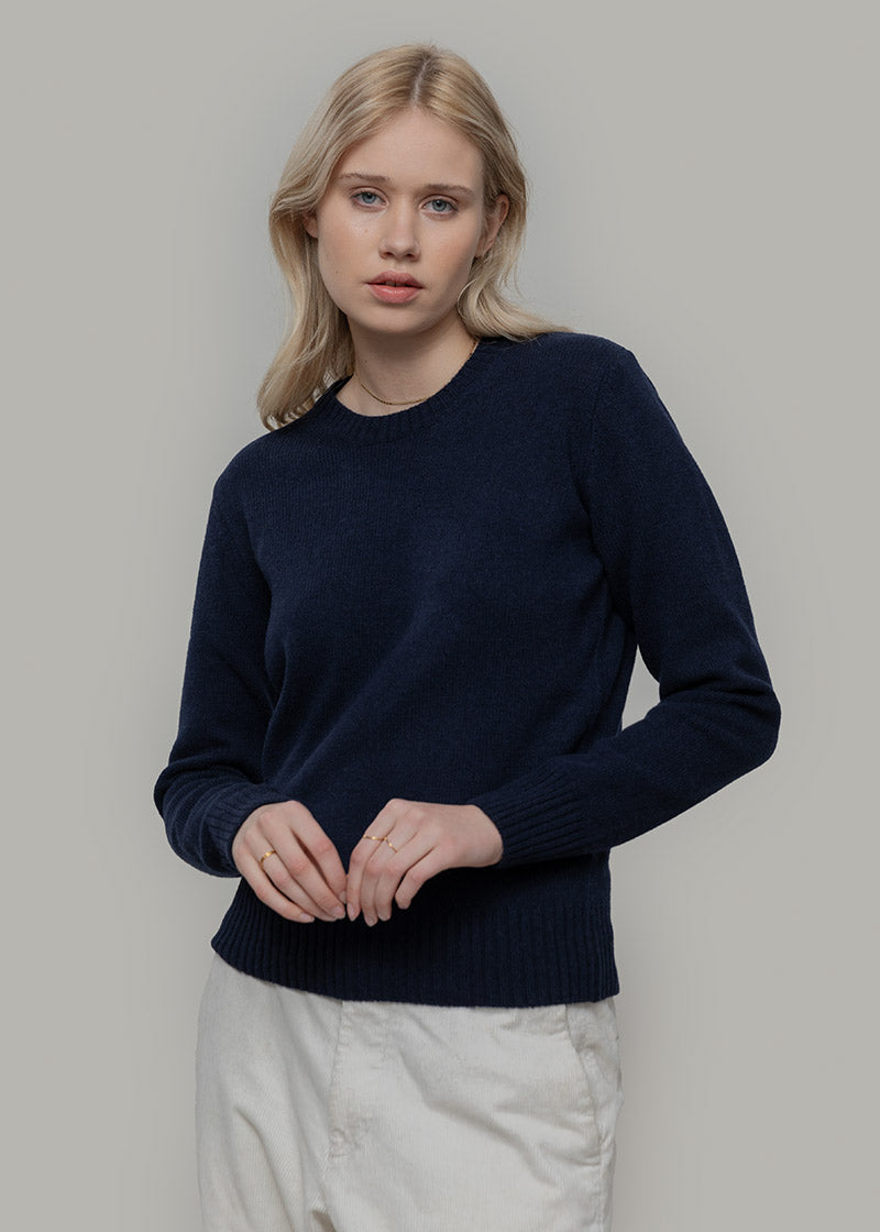 Blu Mora | Maglia Donna Lana Rigenerata Laura