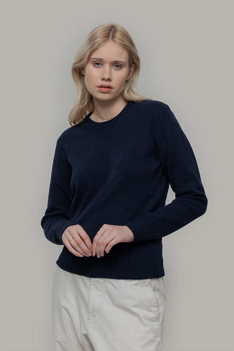 Blu Mora | Maglia Donna Lana Rigenerata Laura