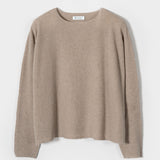 Maglia Donna Cashmere Rigenerato Dorotea Rifò Moda Circolare Made in Italy - Beige