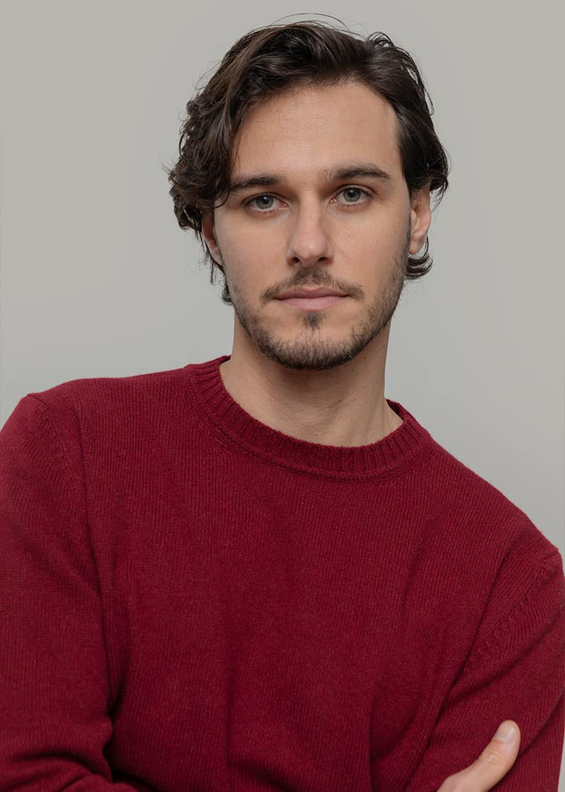 Maglia Uomo Cashmere Rigenerato Romeo - Rifò Lab Moda circolare made in Italy