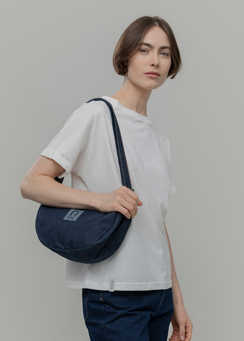 Marsupio Jeans Denim Tommi Indigo - Rifò