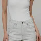 Ecrù | Pantaloni Jeans Donna Cotone Rigenerato Aglaia