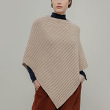 Mantella Donna Poncho Donna Lana Linda - Rifò Lab Moda circolare made in Italy