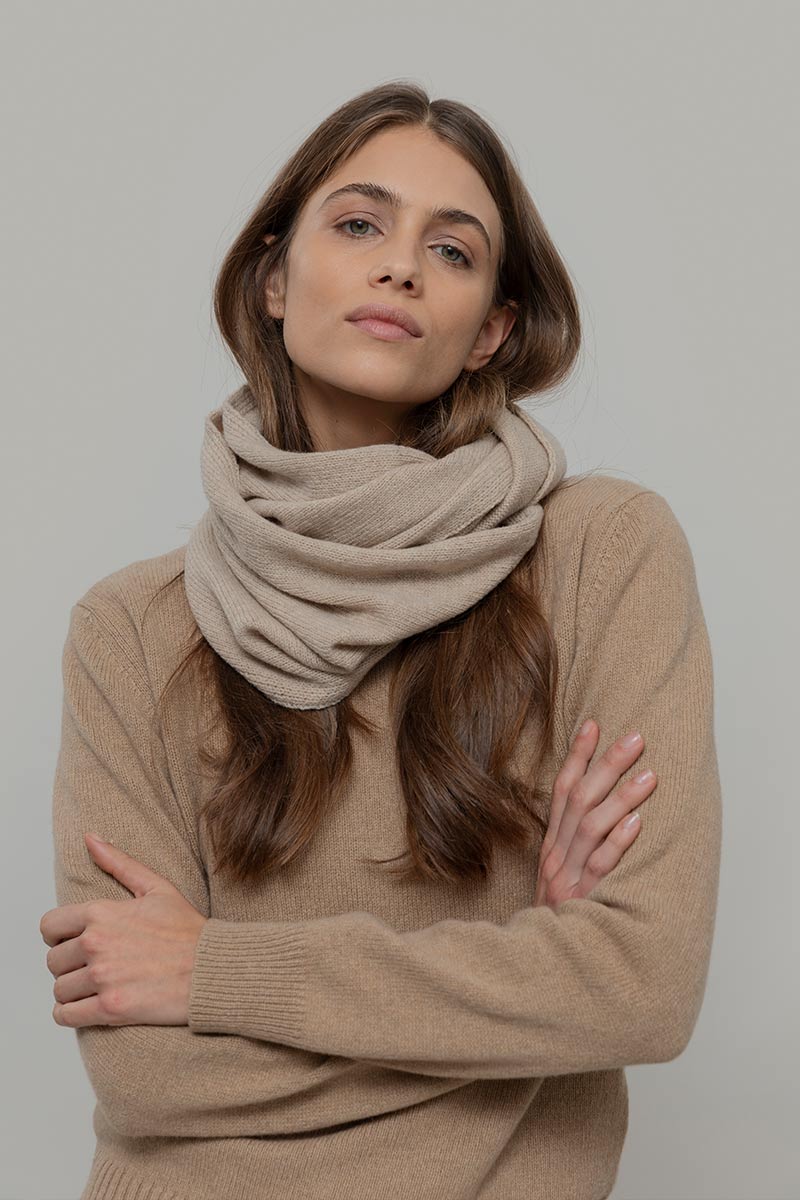 Sciarpa Scaldacollo Lana Rigenerata Uomo Donna Mima - Rifò Lab Moda circolare made in Italy