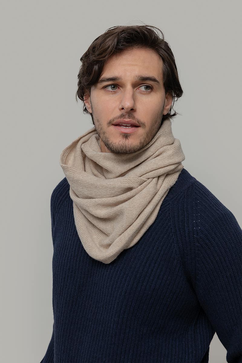 Sciarpa Scaldacollo Lana Rigenerata Uomo Donna Mima - Rifò Lab Moda circolare made in Italy